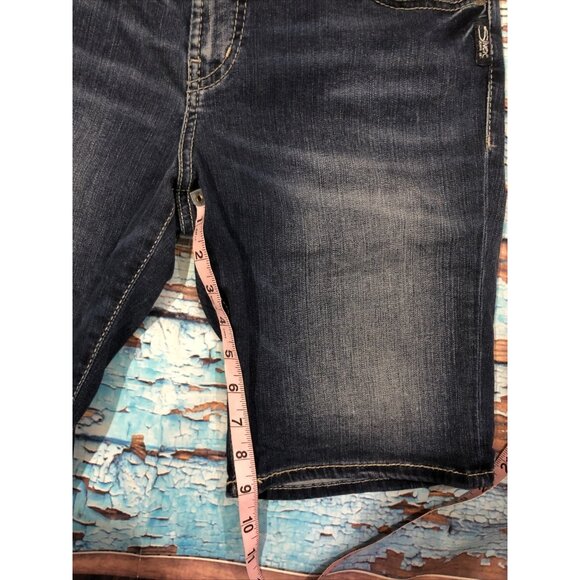 SILVER Jeans Bermuda Shorts womens Size 28 Inseam 9 - Picture 6 of 7